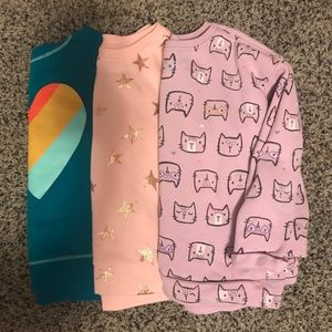 LOT girls sweaters